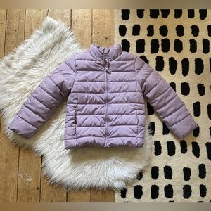 The Children’s Place Purple Puffer Jacket M 7/8
